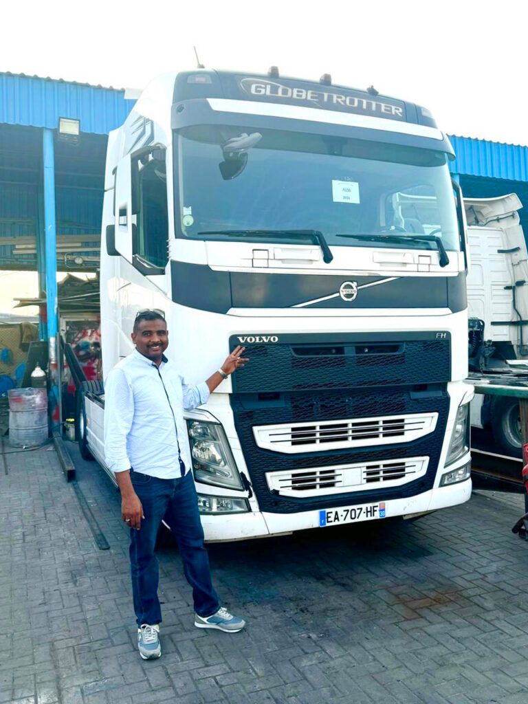 TAY shipping containers ready for international freight and export logistics from Dubai.